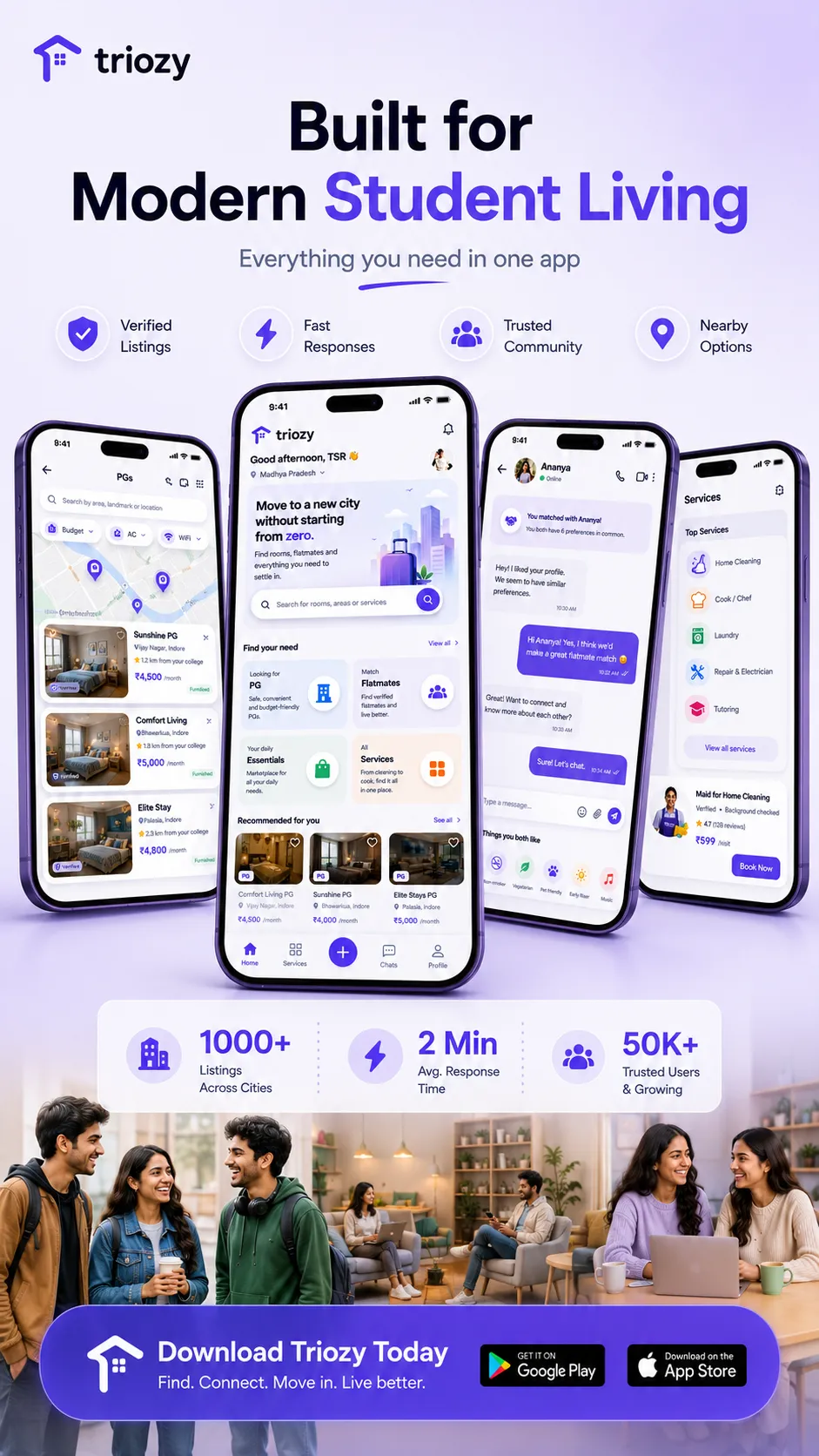 Triozy app screenshot highlighting app feature 5